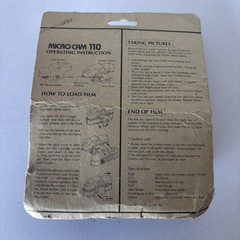 MICRO 110 Film Vintage Camera Keychain NEW In Package