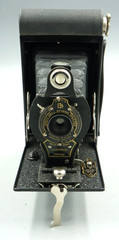 Eastman Kodak No 2 Folding Cartridge Premo 120 Film Camera Black ~Works~ #287