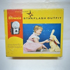 Vintage 1960s KODAK Brownie Camera Starflash Outfit Empty Box Only