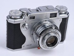 Vintage Konica II 35mm Rangefinder Camera Hexanon 50mm f/2.8 Japan