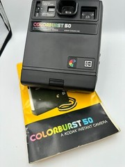 VINTAGE Kodak Colorburst 50 Instant Film Polaroid Camera Made In USA with case