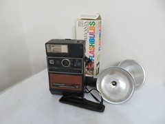 Vintage Kodak Colorburst 300 Instant Camera VINTAGE Sylvania blue dot