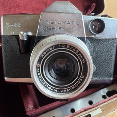 Kodak Instamatic Reflex Camera w/Xenar Schneider-Kreuznach f:2.8 45mm Lens