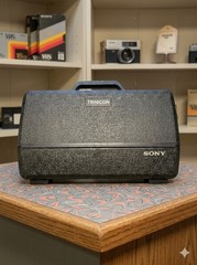 Vintage Sony Trinicon Video Camera Hard Shell Protective Carry Case Empty Only