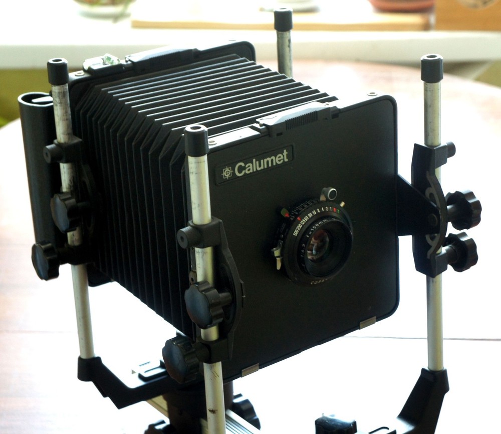 Calumet View 4×5 Monorail Kit MC Caltar 11-E 150 mm 6.3 lens Copal 0 Shutter