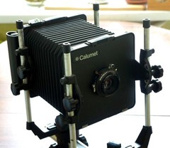 Calumet View 4×5 Monorail Kit MC Caltar 11-E 150 mm 6.3 lens Copal 0 Shutter
