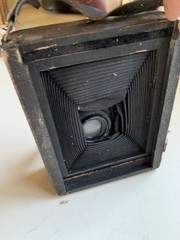 Antique Vintage Folding Camera Vario Rodenstock Munchen 1:6.5 f = 13.5 cm