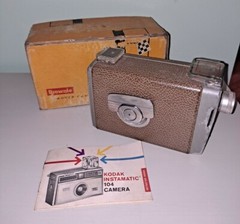 Kodak Brownie Movie Camera Model 3 f/1.9 Lens in Original Box & Booklet