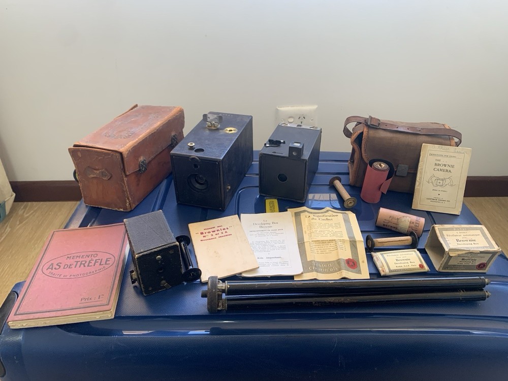 Scarce Eastman Kodak No.1 String (Special) Box Camera & Case 1889 (Work)