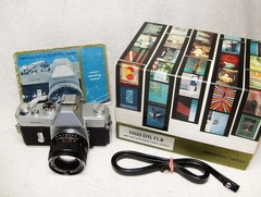 1960’s Mamiya Sekor 1000 DTL 35mm SLR FILM Camera w/ 55/1.8 Lens & Original BOX