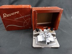 REVERE 16mm magazine camera & Revere curv-a-matic splicer