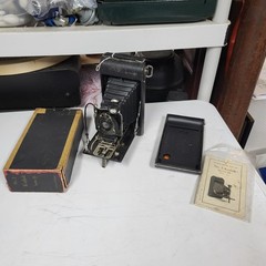 Vintage No.3 Kodak Series III Folding Autographic Camera Box And Manual