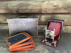 Antique 1907 Conley Senior Folding Camera 4×5