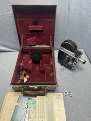 Vintage BOLEX Paillard 8mm H8 (Split 16) Movie FILM Camera w/ Lens