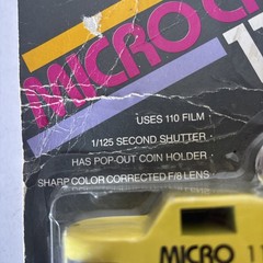 MICRO 110 Film Vintage Camera Keychain NEW In Package