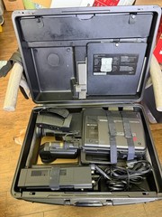 Panasonic AG-180 Black Pro-Line VHS Reporter Movie Camcorder In Case