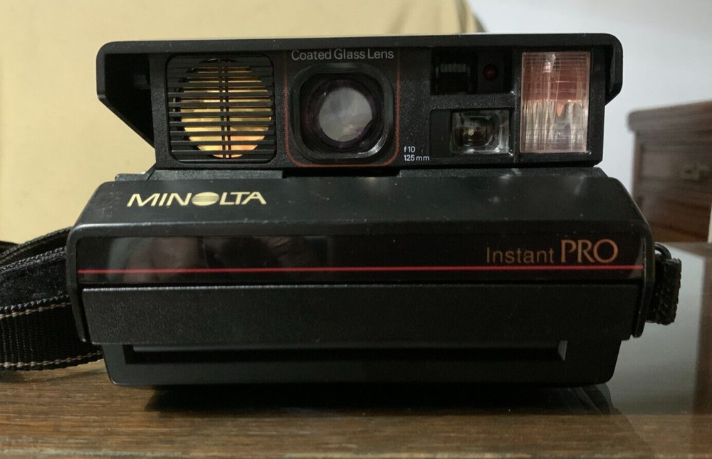 Minolta Instant Pro Polaroid Spectra Film Working Head With Faulty Film