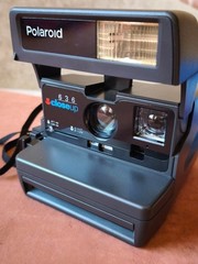 Instant Camera Collectible Polaroid 636 Closeup Neck Strap Flash Rare Vintage