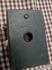 MIDGET 16 BOX CAMERA 3X4CM 127 ROLL FILM (GREEN) CARDBOARD