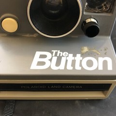 Polaroid The Button Land Camera SX-70 Instant Camera (Gray) Vintage-VA4