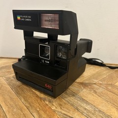 Polaroid Sun 640 Instant Land Camera 600 Series Retro Vintage Not Tested