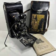 Kodak No. 3A Autographic Special Folding Camera Model B With Rangefinder – WORKS