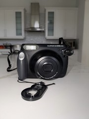 Fujifilm instax 210 Black Instant Film Camera with Carry Strap