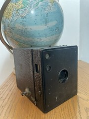 Kodak No 2A & 3 Brownie Model B Box Camera Eastman Kodak Antique 124 Rollfilm