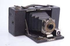 ✅ KODAK NO.2 FOLDING POCKET BROWNIE MODEL B 120 ROLL FILM CAMERA CLEAN LENS