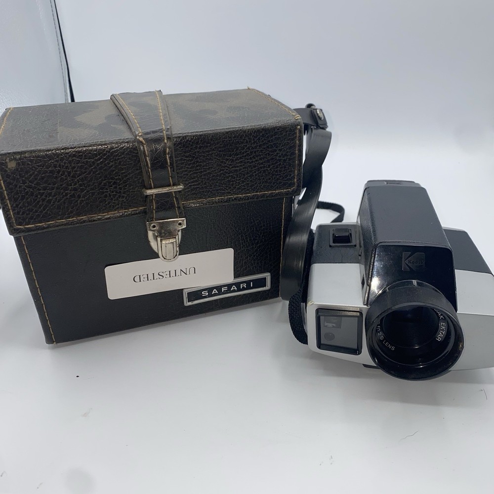 Vintage Kodak XL330 Super 8 Movie Camera Made in USA Untested 1960s