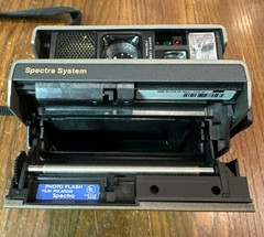 Polaroid Spectra System Instant Camera -Clean- Untested w/ Bag and Manual