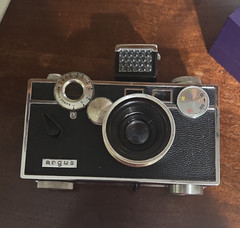 Argus C3 Classic 35mm Rangefinder Film Camera Body Black