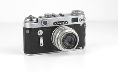 ZORKI – 6 Soviet camera KMZ Lens INDUSTAR-50 (3,5/50) Rare inscription ЗORKI-6