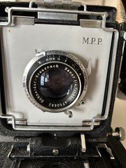 M.P.P. Micro-Technical Mk VI 4×5 Black Folding Camera w/ Xenar 135mm f/4.7
