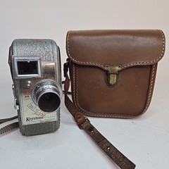 Vintage 8mm Camera Keystone K 25 Capri Movie Dial-O-Matic with Case [Untested]