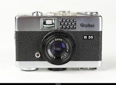 Rollei B35 Carl Zeiss Triotar 3,5/40mm. Made in Germany