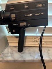 Chinon 132P XL Super 8 Silent Power Zoom Movie Camera Film Tested Fully Working