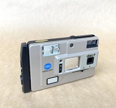 Minolta Disc-7 Disc Film Camera, Point & Shoot, VINTAGE