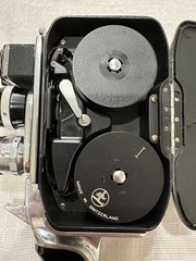 Bolex Paillard B8L 8mm Movie Camera with Lens, Case + Book and More *TESTED*