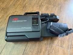 Panasonic AG-180 Black Pro-Line VHS Reporter Movie Camcorder In Case