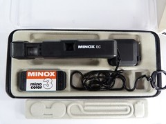 VINTAGE MINOX EC SUBMINIATURE CAMERA BOXED SET (1981-1992).NEW,OPEN BOX.READ