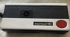 Vintage late 1970’s Sears easi-load 110 Camera with Case and Strap, Untested.