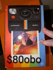 Polaroid Now+ Instant Camera, Black Polaroid Now+ Model