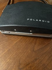 Vintage Polaroid Land Camera Automatic 100. Mint Condition W/ Leather Strap