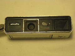Vintage Minolta subminiature camera -16 Model P w/ case photography 377418 Japan