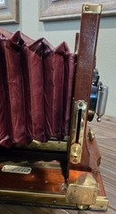 Antique Century Camera – Model No. 46 – Early 1900s Wood & Brass Folding – RARE