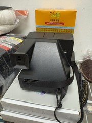 Polaroid Sun 600 LMS Vintage Instant Film Camera, Black Color Model