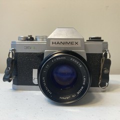 HANIMEX 35-SL Vintage SLR 35mm Film Camera 55mm Lens f/1.7 Japan 35SL Works