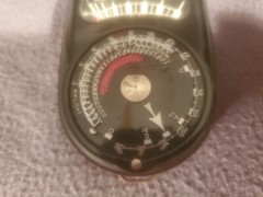 Weston Master II Universal Exposure meter model 735 In leather case 2.5×4″