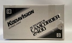 Vintage 1984 Kodak KodaVision 8mm Camcorder 2400 UNTESTED AS IS FOR PARTS ONLY